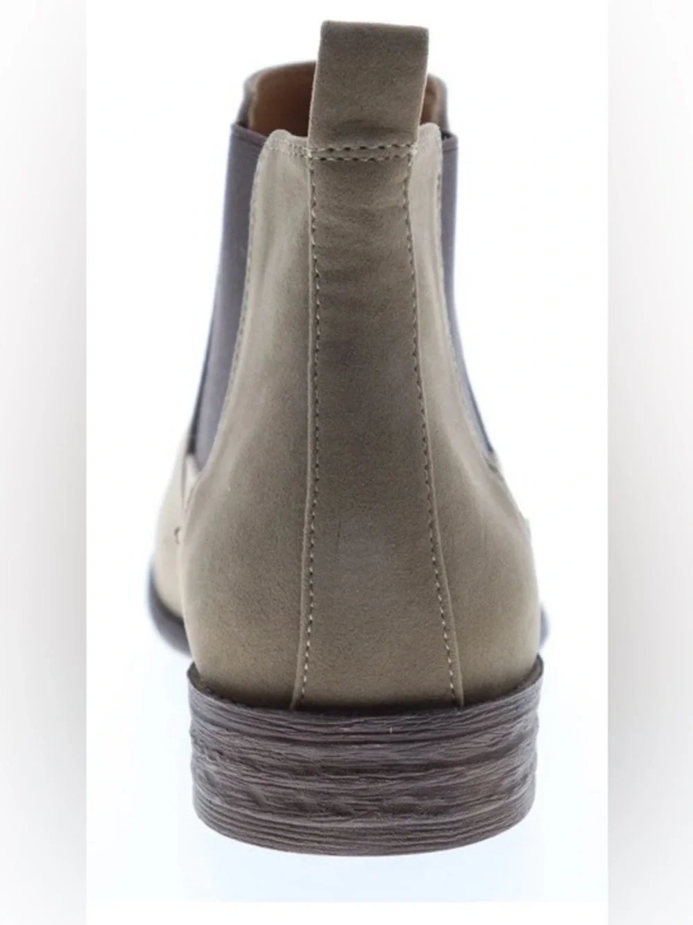 Robert Wayne Mens Brown Leather Mid Top Slip On Chelsea Boots Size 10.5